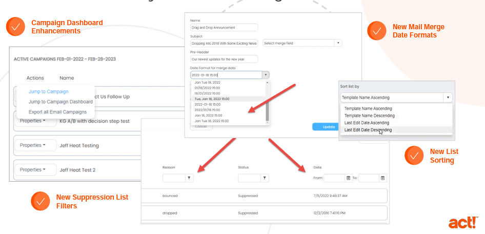 Act marketing Enhancements